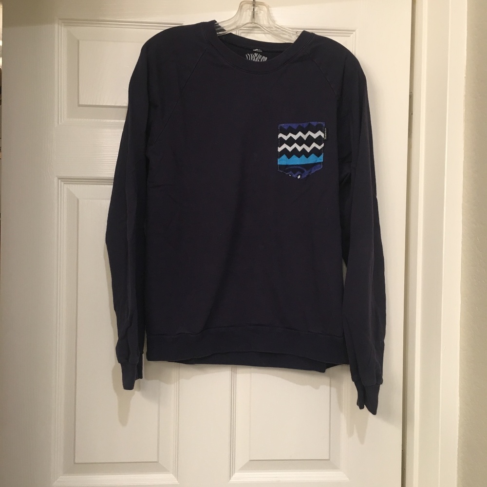 Navy Serengetee Front Pocket Sweatshirt